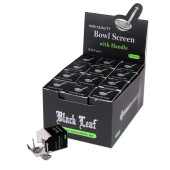 Сеточки Black Leaf Bowl Stainless Steel Screen Handle 20 мм