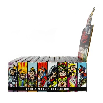 Бумажки Monkey King Mixer Pack Tips Rolling Tray King Size-1