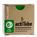 Фильтры угольные ActiTube Extra Slim угольные 6 мм 50 шт