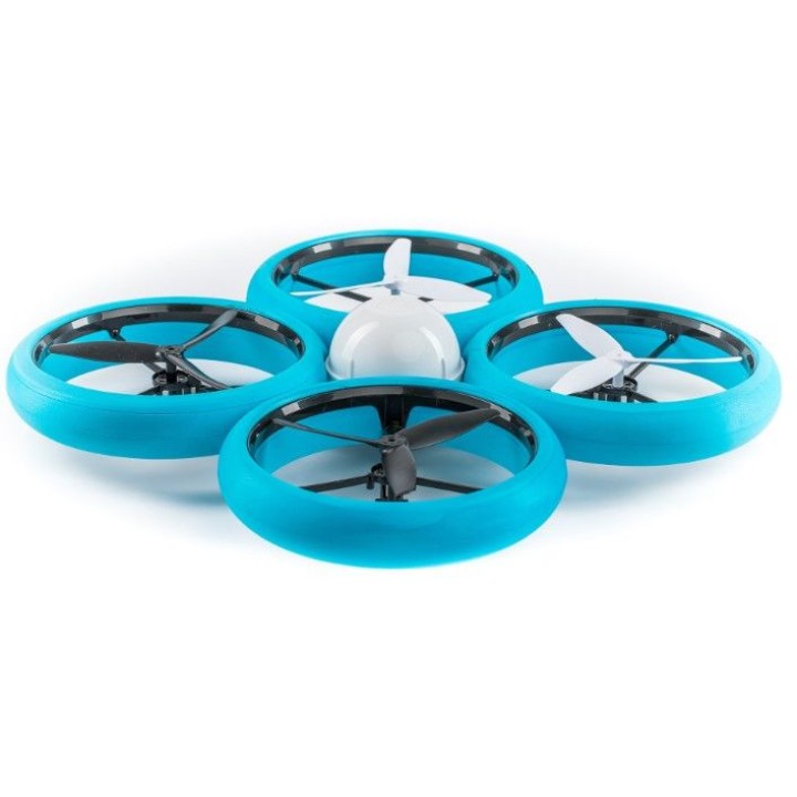 Квадрокоптер FLYBOTIC Бампер Дрон без камеры,  синий