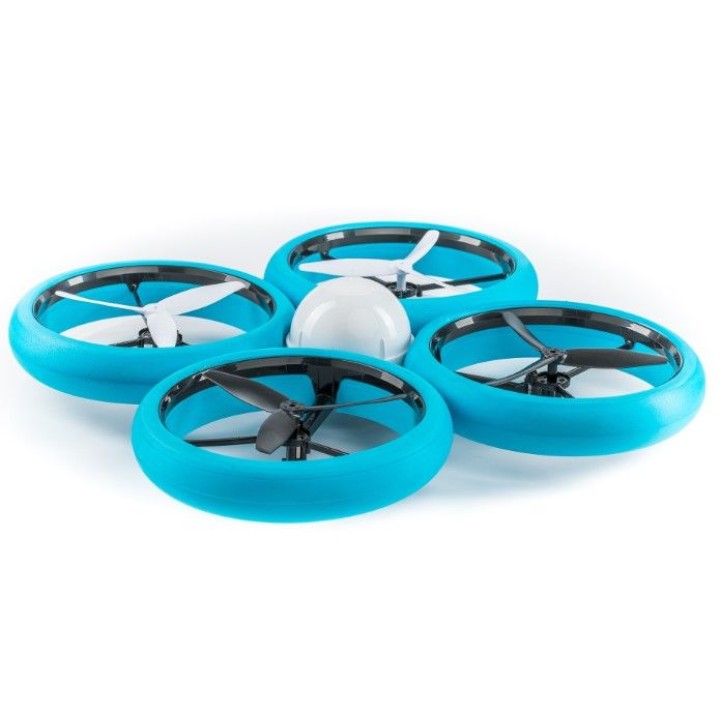 Квадрокоптер FLYBOTIC Бампер Дрон без камеры,  синий