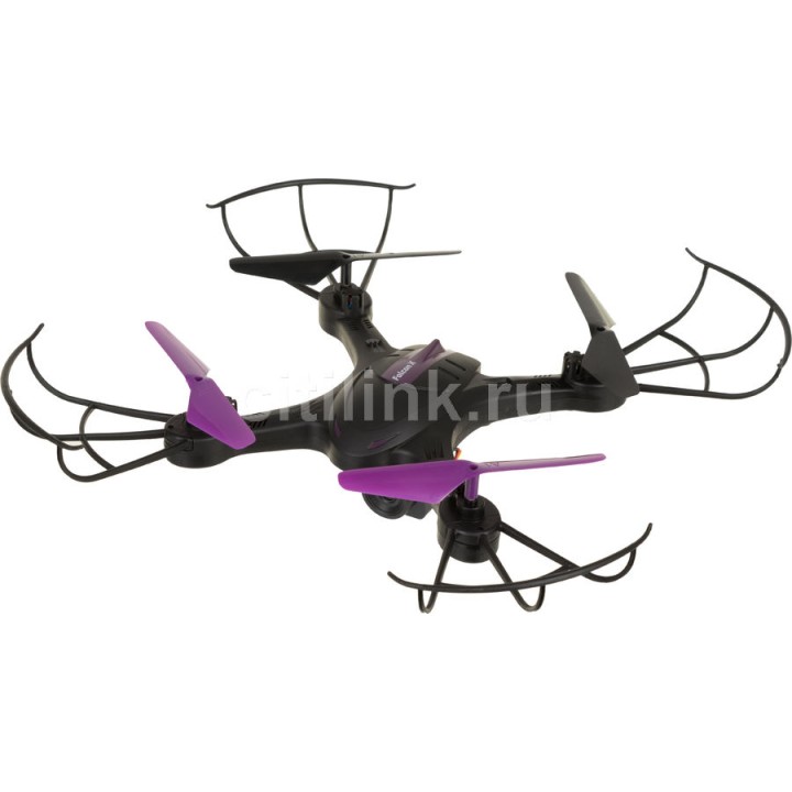 Квадрокоптер HIPER HQC-0003 Falcon X FPV с камерой,  черный