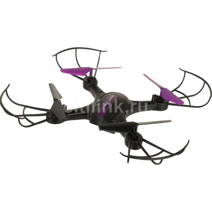 Квадрокоптер HIPER HQC-0003 Falcon X FPV с камерой,  черный