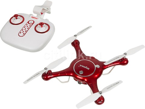 Квадрокоптер Syma X5UW с камерой,  красный