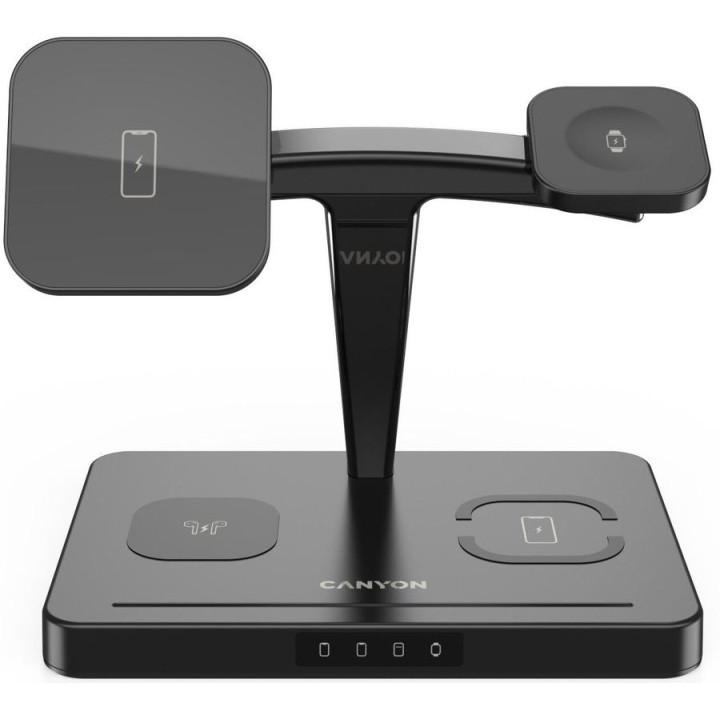 Беспроводное зарядное устройство Canyon WS-404,  черный