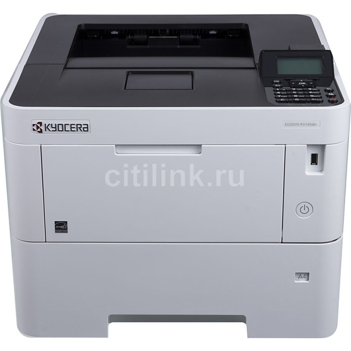 Принтер лазерный Kyocera P3145dn черно-белый, цвет белый