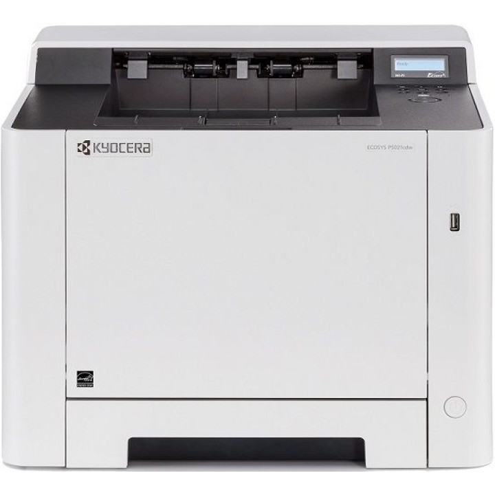 Принтер лазерный Kyocera Color P5021cdw цветной, цвет белый