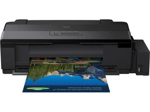 Принтер струйный Epson L1800 цветной, цвет черный