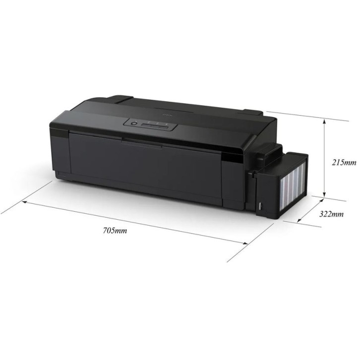 Принтер струйный Epson L1800 цветной, цвет черный