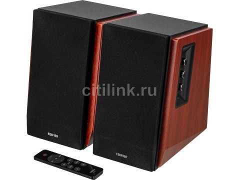 Колонки Bluetooth Edifier R1700BTs,  2.0,  коричневый