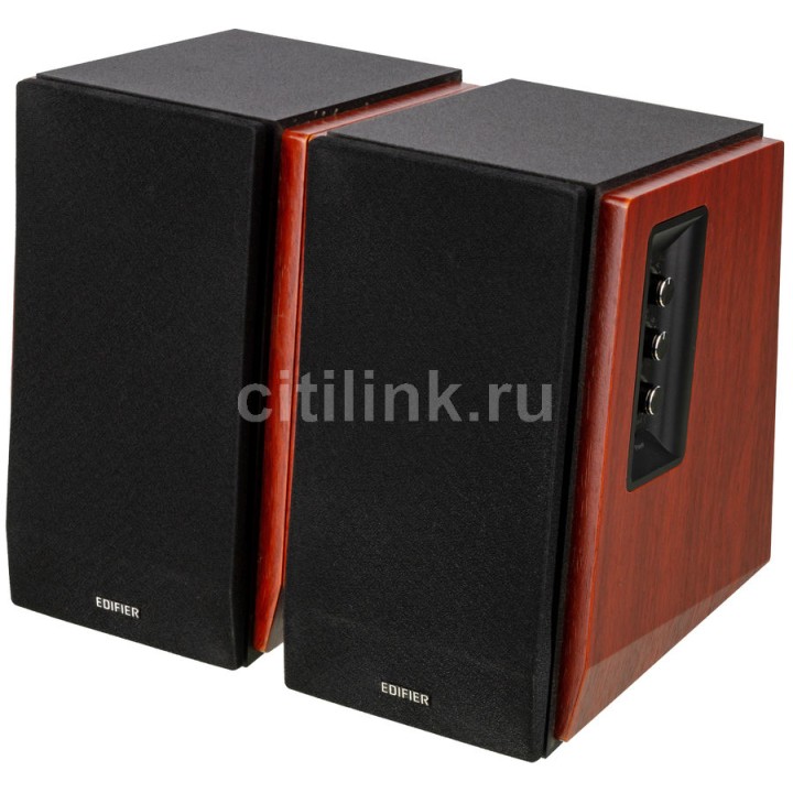 Колонки Bluetooth Edifier R1700BTs,  2.0,  коричневый
